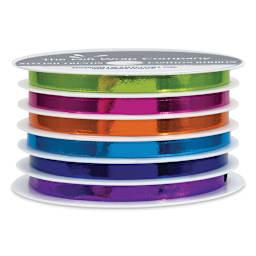The Gift Wrap Company Metallic Curling Ribbon Assortment, Set of 6