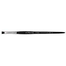 Raphael Essentials Acrylic & Watercolor Brush Set, Watercolor, 2-Brush Set, For Backgrounds, SoftAqua Flat 6 & 12