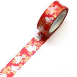 Foil Masking Tapes Rabbit Cherry