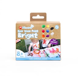 Easy Wash Paint Sets 8-Color Bright Set - 60ml Jars
