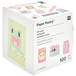 Sticker Rolls Pixels Roll
