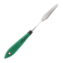 Soft Grip Palette Knives Green - 51 - Peggable