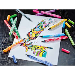 pointMax Pen 18-Pen ARTY Wallet Set - Peggable