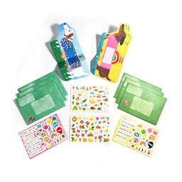 Tiny Tada! Note Cards & Sticker Set Playful Pups