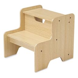Melissa & Doug Step Stool - Natural, 14"H x 14-1/4"W x 15-1/4"D