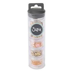 Sizzix Sequins and Beads, Set of 5, Gold