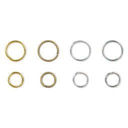 John Bead Jewelry Finding Set - Jump Rings, Assorted Colors, Package of 1200 - one of each