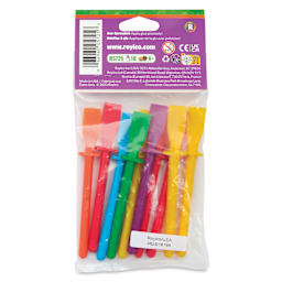 Roylco Goo Spreaders - 4-3/4", Assorted Colors, Pkg of 10 - back of packaging