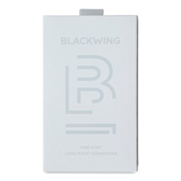 Blackwing One-Step Long Point Sharpener - White, front of the packaging