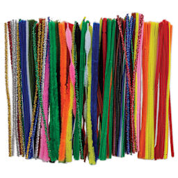 PA Essentials Chenille Stem Super Pack - 12", Assorted Colors, Package of 250