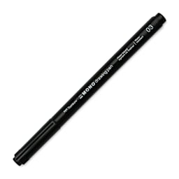 Tombow Mono Drawing Pen - Black, 03, cap on