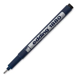 Edding 1880 Drawliner Pen - Black, Style 0.7, 0.7 mm Nib