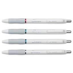 Sharpie White Fashion S-Gel Pens - Classic, Set of 4, tip retracted