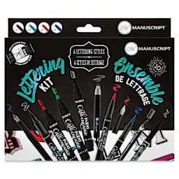Manuscript Lettering Kit front of packaging