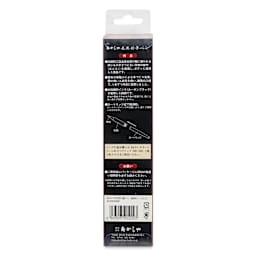 Aitoh Bamboo Barrel Fountain Brush Pen Set - Nylon Nib with Ink Cartridges, back of the packaging