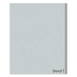 Stencil1 Blank Mylar Sheets - 8-1/2" x 11", Pkg of 10