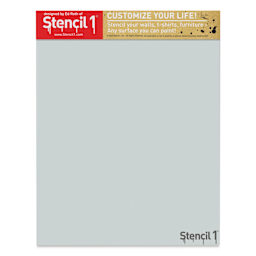 Stencil1 Blank Mylar Sheets - 8-1/2" x 11", Pkg of 5, packaging