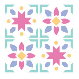Sizzix Print & Pattern Mini Layered Stencils - Patchwork Tile