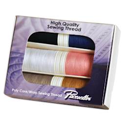 Brother Pacesetter Sewing Thread - Set of 6, 430 yd Spools front of packaging