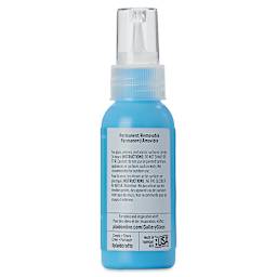 Gallery Glass Paint - Blue Diamond, 2 oz (Back of bottle)