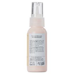 Gallery Glass Paint - Peach Tea, 2 oz (Back of bottle)