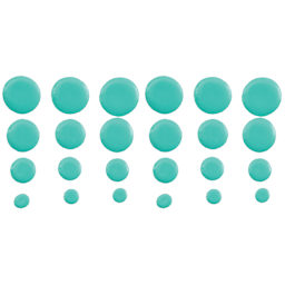 FolkArt Dots Acrylic Paint - Breezy Blue, Swatch