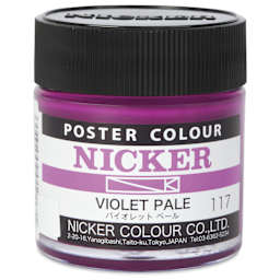 Nicker Poster Colour Paint - Violet Pale, 40 ml