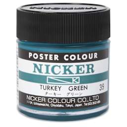 Nicker Poster Colour Paint - Turkey Green, 40 ml