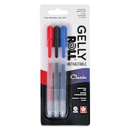 Sakura Gelly Roll Retractable Classic Pens - Set of 3, front of the packaging