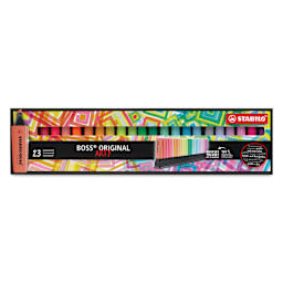Stabilo Boss Original Highlighters - Arty, Set of 23, front of the packaging