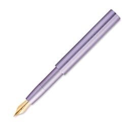Tom's Studio Pocket Fountain Pen - Wisteria, Fine Nib, uncapped