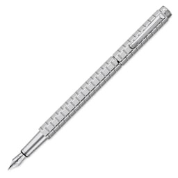 Caran d'Ache Ecridor Avenue Fountain Pen - Platinum Coated, Broad