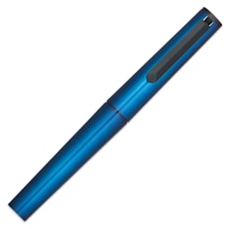 Sailor TUZU Adjust Fountain Pen - Metallic Blue, Broad, capped