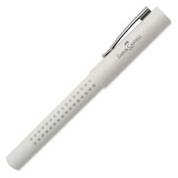 Faber-Castell 2010 Harmony Grip Fountain Pen - Coconut Milk, Medium Nib, cap on