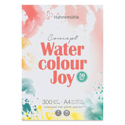 Hahnemühle Concept Watercolour Joy Pad - 8.5" x 11", 300gsm, 50 Sheets