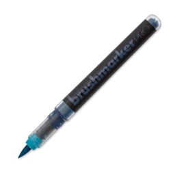 Karin Brushmarkers Pro Marker - Neon Blue, cap off