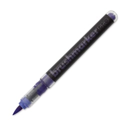 Karin Brushmarkers Pro Marker - Neon Violet Blue, cap off