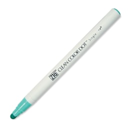 Zig Clean Color Dot Marker - Pale Turquoise, marker with cap off
