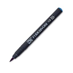 Zig Fudebiyori Brush Pen - Dull Blue