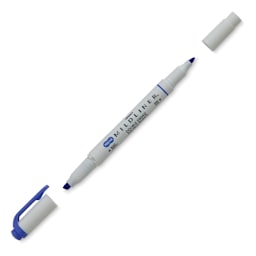Zebra Mildliner Double Ended Creative Marker - Lavender (Caps off)