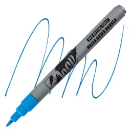 Loop Water-Based Acrylic Marker - Metz, 1 mm marker and swatch
