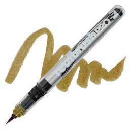 Karin Realbrush Pro Marker - Curry, swatch and marker