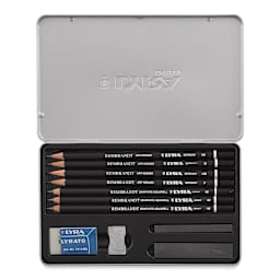 Lyra Rembrandt Graphite Pencils Set (set contents)