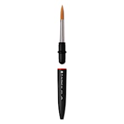 Da Vinci Go Spin Travel Brush - Round, Size 10, brush removed from handle