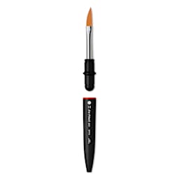 Da Vinci Go Spin Travel Brush - Slanted Edge, Size 10, brush removed from handle