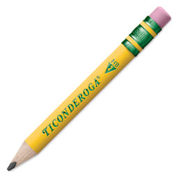 Dixon Ticonderoga My First Short Pencils - Set of 4, Yellow, single pencil