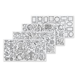 Prang Doodle & Drawing Roll - 30" x 58", Pkg of 4, sheets rolled out
