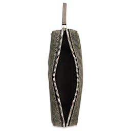 Kolo Parker Zipper Pouch - Sage, 2" x 7-1/2" x 2", open