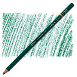 Holbein Artists' Colored Pencil - Forest Green, OP267 pencil and swatch