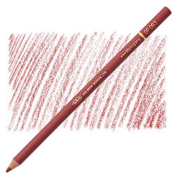 Holbein Artists' Colored Pencil - Mahogany, OP093 pencil and swatch